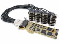StarTech.com PCI Express Serielle Karte - 16 DB9 RS232 Ports - Niedrig + Vollprofil -