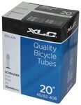 XLC Fahrradschlauch 20 x1.5/2.5 40/62-406 AV 35 mm, 2508200200, Schwarz