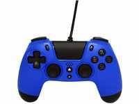 Gioteck - VX4 Blauer Verkabelter Controller für PS4 und PC Gamepad, Joystick