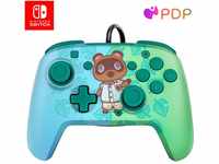 PDP Gaming Faceoff Deluxe+ verkabelt Switch Pro Controller - Animal Crossing -...