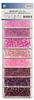Glorex 6 1630 161 - Rocailles Mix in rosa, schöner Perlenmix in verschiedenen
