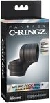 Pipedream Fantasy C-Ringz Mr. Big Cock Ring And Ball Stretcher, Black, 3/3,3 cm