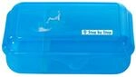 Step by Step Lunchbox &bdquo;Mermaid Bella, blau, mit Trennwand und Klickverschluss,