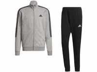 adidas Herren M 3s Ft Tt Trainingsanzug, Top:Medium Grey Heather/Black