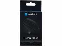 NATEC Maus Jay 2 Wireless 1600DPI Optical Schwarz