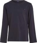 Tommy Hilfiger Jungen Langarmshirt Basic, Blau (Sky Captain), 8 Jahre