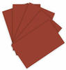 folia 6374 - Tonpapier 130 g/m², Tonzeichenpapier in rotbraun, DIN A3, 50 Bogen, als