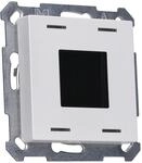 KNX 4-fach Smart 55 Knopf mit Farbdisplay und T/F-Sensor, reinwei&szlig; gl&auml;nzend,
