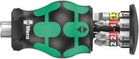 Wera 05008874001 Kraftform Kompakt Stubby 2 Schraubendreher mit Bit Magazin,...