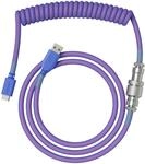 GLORIOUS Gaming Premium Coiled Keyboard Cable - Gold Plated USB-A (PC) to USB-C