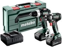 metabo Combo Set 2.9.3 18 V - Akku-Bohrschrauber BS 18 LT BL & Schlagschrauber...