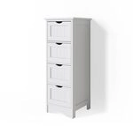 Vicco Badschrank Bianco, Wei&szlig;, 30 x 81 cm