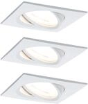 Paulmann 93472 LED Einbauleuchte 3-Step-Dim Nova Basisset schwenkbar eckig...