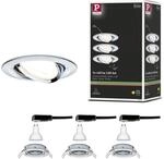 Paulmann 93434 LED Einbauleuchte Nova Basisset schwenkbar rund 84 mm 50&deg; GU10...