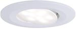 Paulmann 99934 Einbauleuchte LED Calla rund 1x5,5W Wei&szlig; matt schwenkbar Whiteswitch