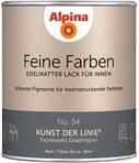 Alpina Feine Farben Lack No. 34 Kunst der Linie edelmatt 750ml - Expressives