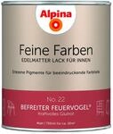 Alpina Feine Farben Lack No. 22 Befreiter Feuervogel&reg; edelmatt 750ml -...