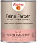 Alpina Feine Farben Lack No. 41 Kokette Sinnlichkeit edelmatt 750ml - Kr&auml;ftiges