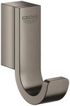 Grohe Selection Einfacher Bademantelhaken Hard Graphite Geb&uuml;rstet
