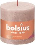 Bolsius Rustikale Blockkerze 100/100 Rosa