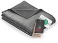Ibena Fano Kuscheldecke 150x200 cm &ndash; Wohndecke grau hellgrau, tolle Wendedecke aus