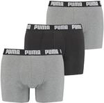Puma Herren Boxer Unterw&auml;sche, Grau, XL EU