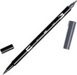 Tombow ABT-N45 Fasermaler Dual Brush Pen mit zwei Spitzen, cool grey 10