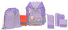 LÄSSIG 7-teiliges Schulranzen Set Kinder/School Set Flexy Unique violet