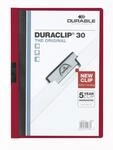 Durable Klemm-Mappe Duraclip Original 30 (f&uuml;r 1-30 Blatt A4), 25 St&uuml;ck,