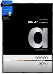 nielsen Bilderrahmen, 42 x 59,4 cm (A2), Aluminium, Schwarz glanz, Posterrahmen zum