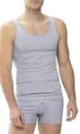Mey Basics Serie Casual Cotton Herren Shirts 1/1 Arm 49100, Light Grey Melange, 7