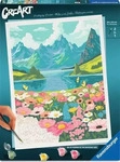 CreArt Adults Trend - Blumenmeer am Bergsee - Neuware (Buch)