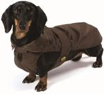 Fashion Dog Hundemantel speziell f&uuml;r Dackel - Braun - 36