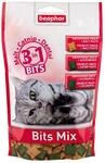 Beaphar Bits Mix - F&uuml;r Katzen - 3 in 1 - Malt - Catnip - Dental - Katzensnacks - 1er