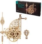 Ugears Aero Clock 3D Holzpuzzle Erwachsene - Wanduhr Modellbausatz Erwachsene -