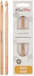 KnitPro Basix Beech Einfache H&auml;kelnadel | 6.5mm