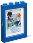 LEGO Bilderrahmen f&uuml;r Fotos 10x15 cm Blau Stylischer und lustiger Fotorahmen f&uuml;r
