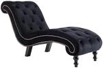 vidaXL Chaiselongue Samt dick gepolstert Home Modern Sleeper Sofa Liege Couch f&uuml;r