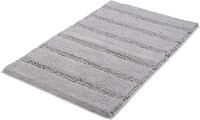 Kleine Wolke Badteppich Monrovia Platinfarben 80 x 140 cm | OEKO-TEX...