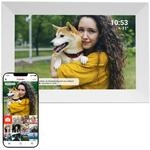 DENVER Digitaler Bilderrahmen Wei&szlig; 10,1 Zoll mit WLAN &ndash; Frameo Digital...