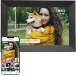 Denver PFF-1024BLACK Digitaler Bilderrahmen 25,7 cm (10,1 Zoll) mit Wi-Fi, Timer,