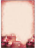 SIGEL DP138 Briefpapier Weihnachten mit roten Kerzen, DIN A4, 100 Blatt "Red