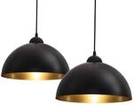 B.K.Licht - Pendelleuchte mit E27 Fassung, max. 60 Watt, Vintage, H&auml;ngeleuchte,