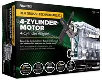 Franzis 67175 - Der gro&szlig;e Technikbausatz 4-Zylinder-Motor, hochwertiger