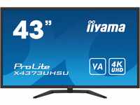 iiyama ProLite X4373UHSU-B1 42,5cm 42,5" VA LED-Monitor 4K UHD 2xHDMI DP mDP...
