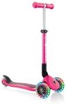 GLOBBER JUNIOR Foldable Lights &ndash; Tretroller, 120/80 mm, ABEC 5, 3-r&auml;drig,