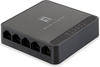 LevelOne GEU-0522 5-Port 10/100/1000Mbps non-blocking Gigabit-Ethernet-Switch