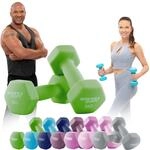Miweba Sports Neopren Hantelset NKH100 | 𝐏𝐫𝐨𝐟𝐢 Hantel - Hexagon