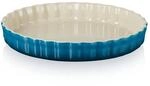 LE CREUSET Tarteform aus Steinzeug, 28 cm, 2.1 Liter, Deep Teal, 71120286420001