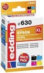 edding Tinte Kombi-Pack ersetzt Epson 603XL (T03A1/A2/A3/A4) Kompatibel Schwarz,